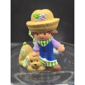 Vintage Mini Huckleberry Pie & Pupcake Dog Figure Strawberry Shortcake 2"